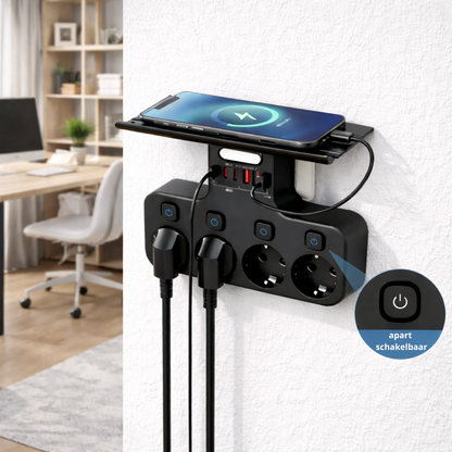 SmartCharge Multifunctioneel Stopcontact – Alles Opladen in Eén Slimme Oplossing