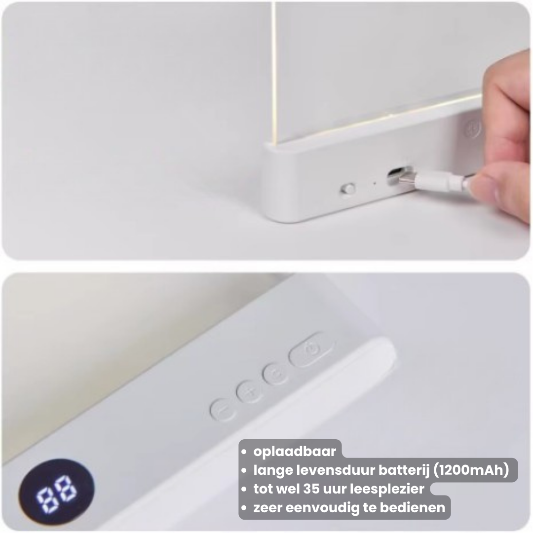 LED Leeslamp™ – Perfect Licht voor Ontspannen Lezen, Overal