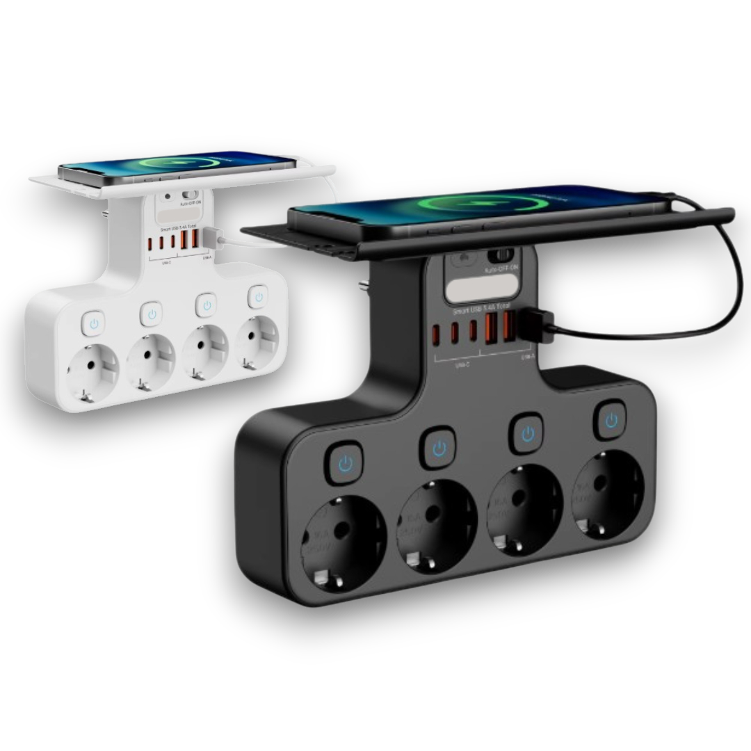 SmartCharge Multifunctioneel Stopcontact – Alles Opladen in Eén Slimme Oplossing
